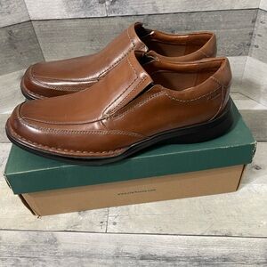 NEW - Clarks Men's Kempton Free Loafer, Tan Leather . Sz 13M NIB